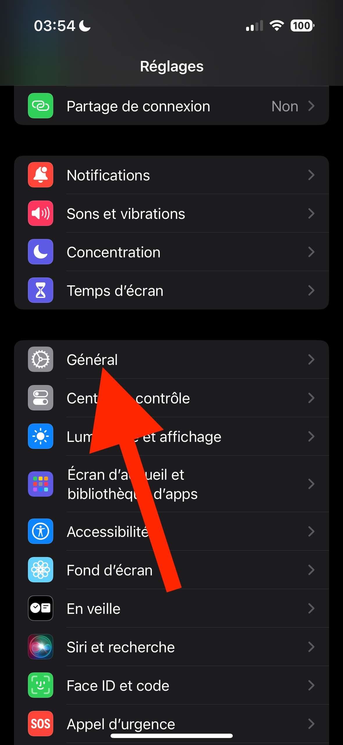 changer-le-nom-de-son-iphone-etape-2 étape 2 pour changer le nom de son iPhone